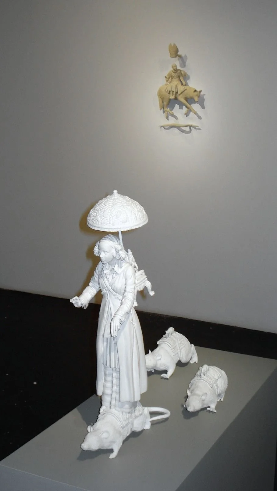  Tricia Cline,  Fancy Rattus II , porcelain, 24 x 12 x 26 inches. View 2.   ENQUIRE  