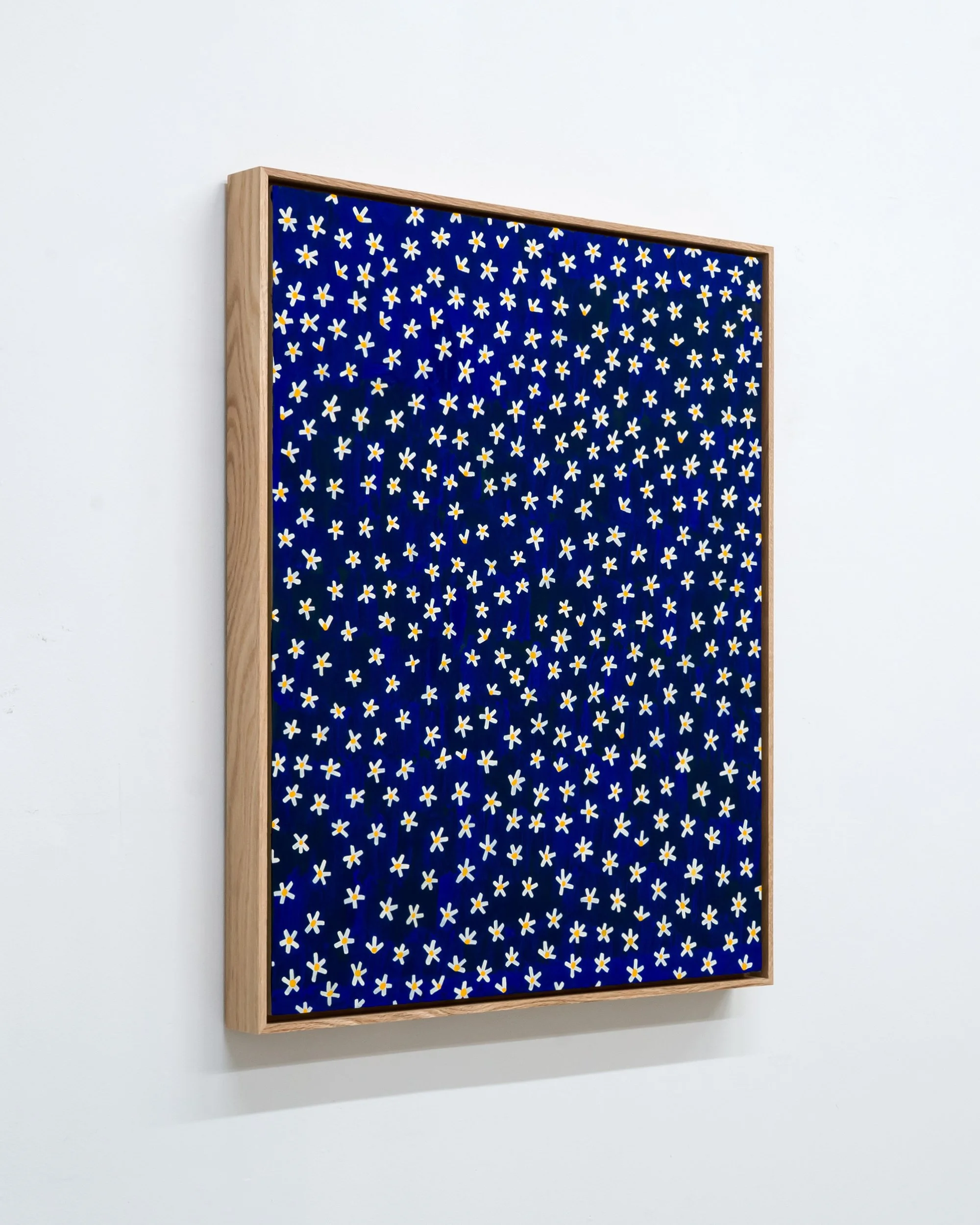  Scott Sueme, “Ground Cover”, 2025, acrylic and vinyl emulsion on wood, 26 x 21 inches.  SOLD.   ENQUIRE  