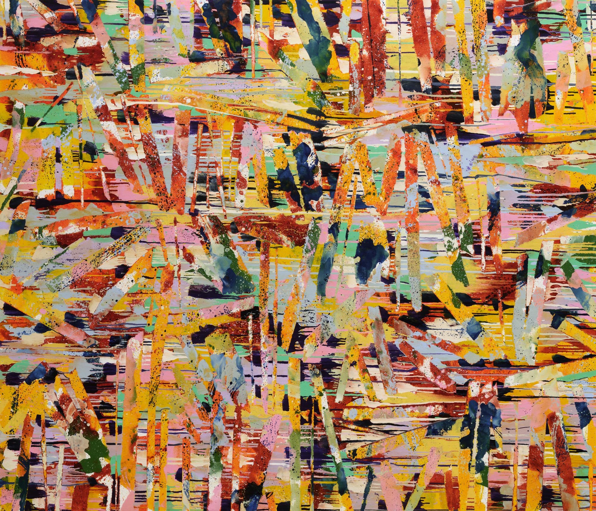  Pierre Coupey, “Maqam”, 2024,  oil on canvas, 60 × 70 inches.    ENQUIRE   