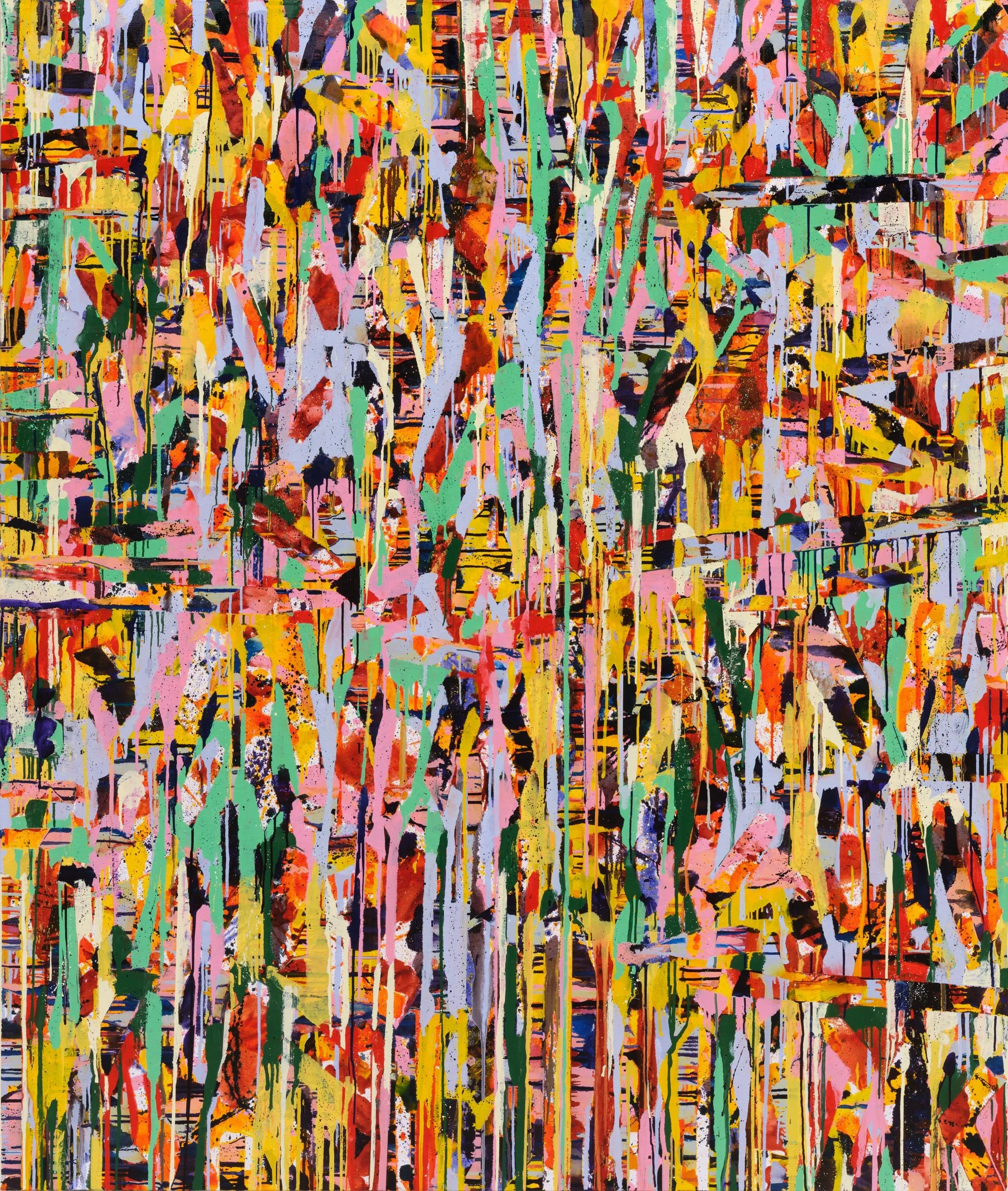  Pierre Coupey, “Neither Beginning nor End”, 2025,  oil on canvas, 78.75 × 67 inches.    ENQUIRE   