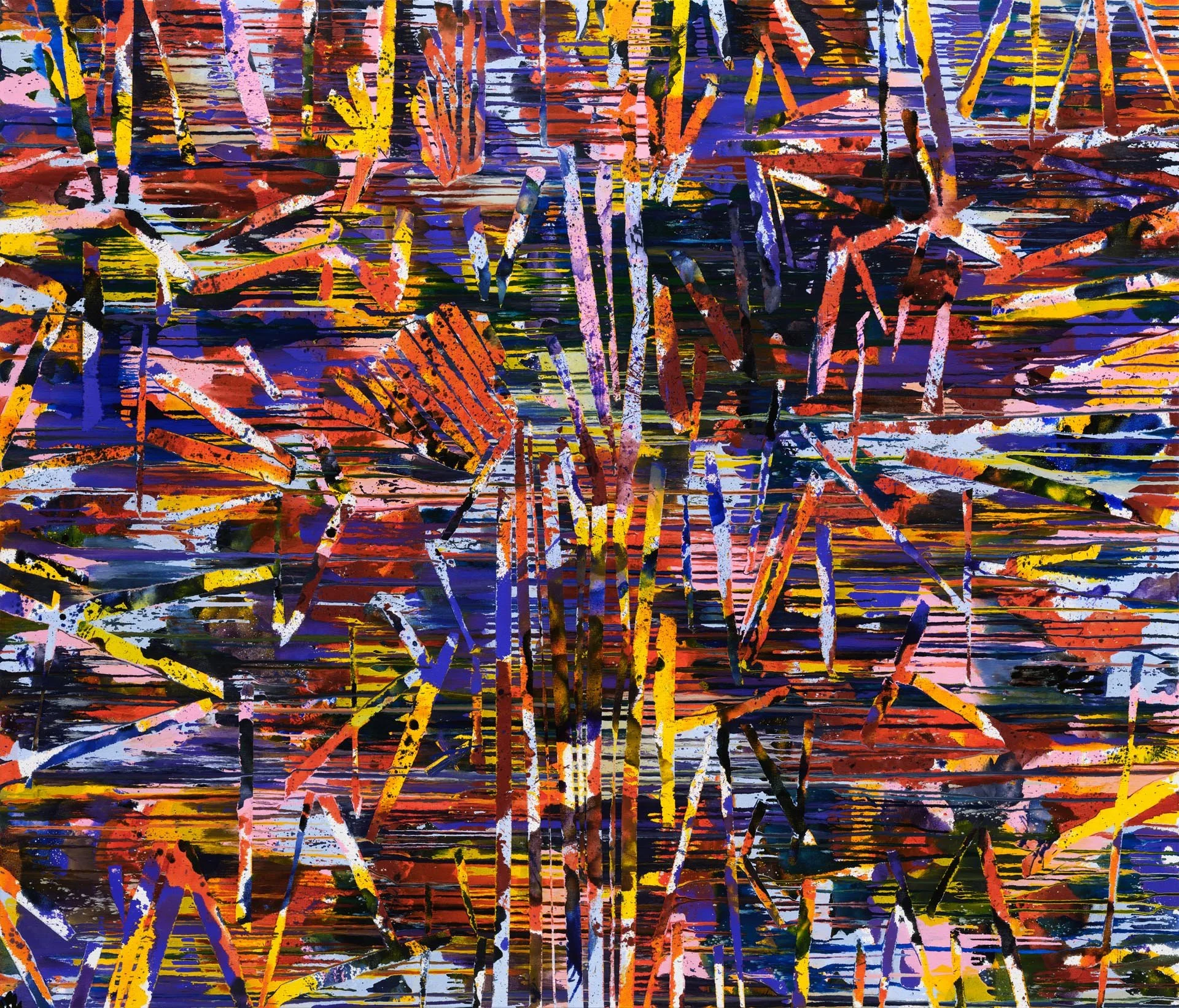  Pierre Coupey, “Mac’s Billiards”, 2023-24, oil on canvas, 60 × 70 inches.    ENQUIRE   