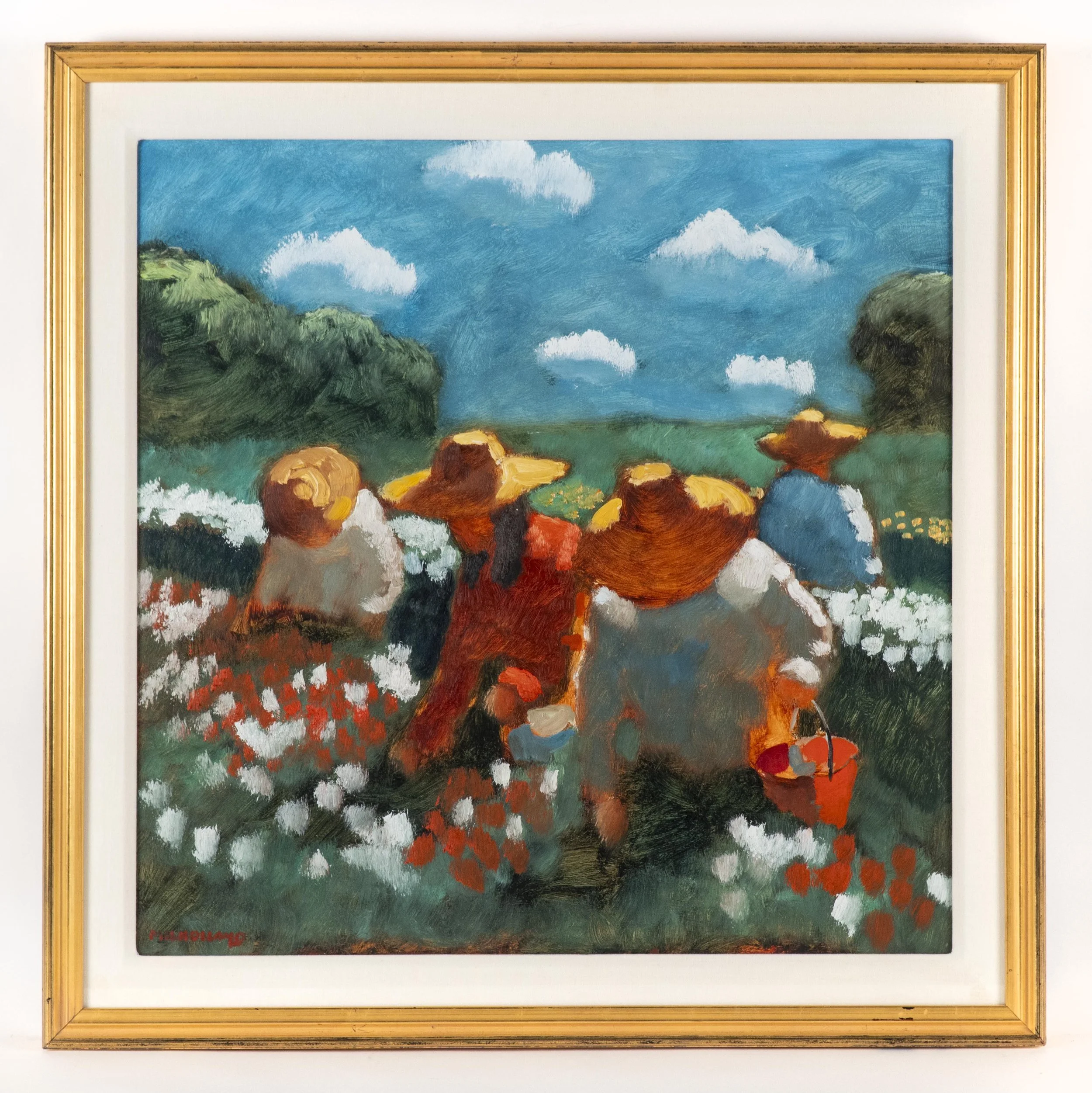  Pierce Milholland, “Four Amoung Workers”, oil on canvas, size TBC.   ENQUIRE  