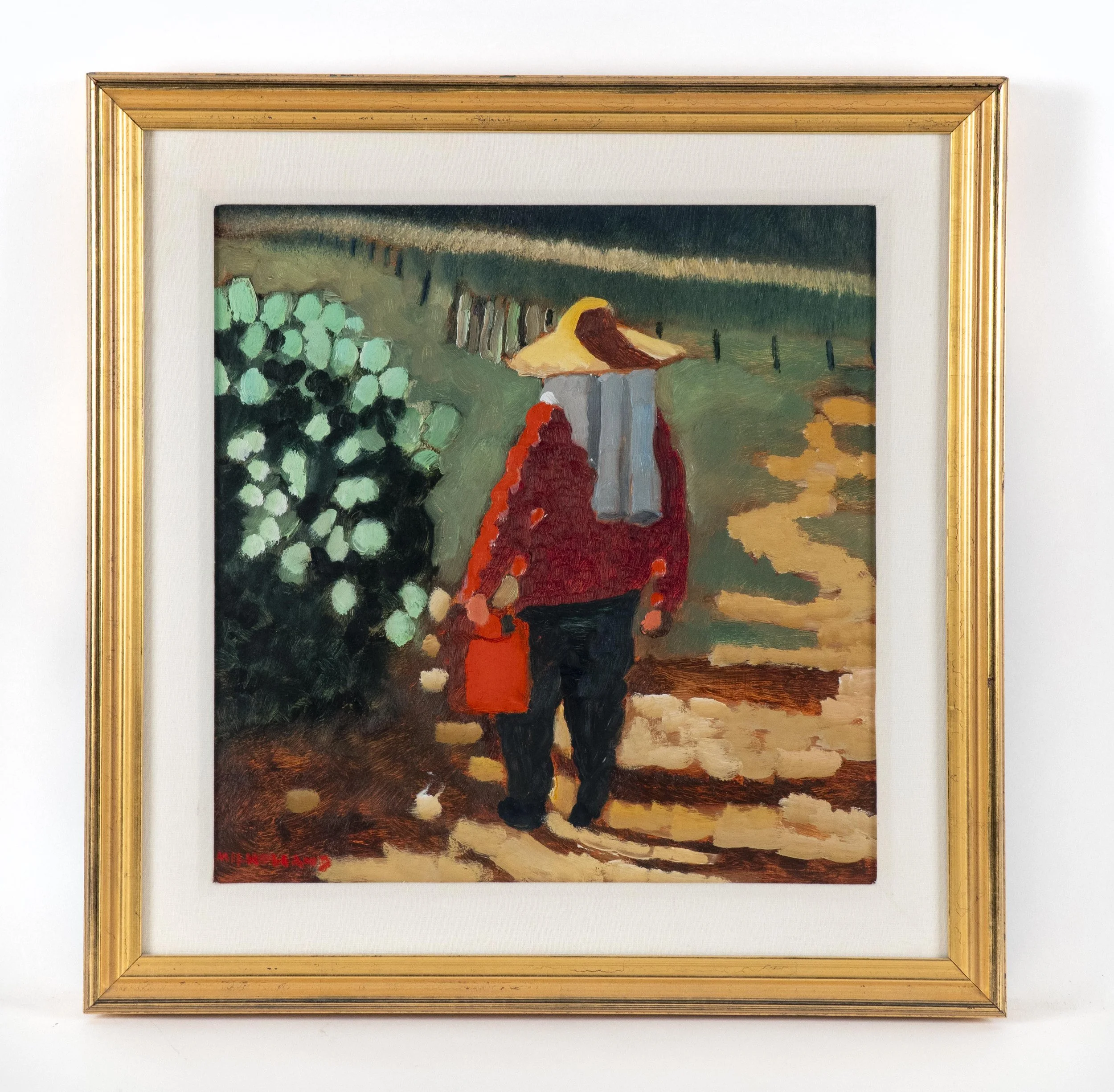  Pierce Milholland, “Scia standing”, oil on canvas, 18 x 18 inches canvas size / 23.75 × 23.75 inches framed.   ENQUIRE  