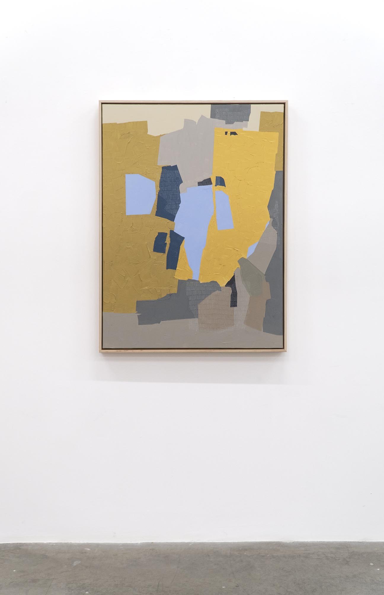  “Slip Planes I”, acrylic on canvas, 41.25 × 31.25 inches (framed).   ENQUIRE  