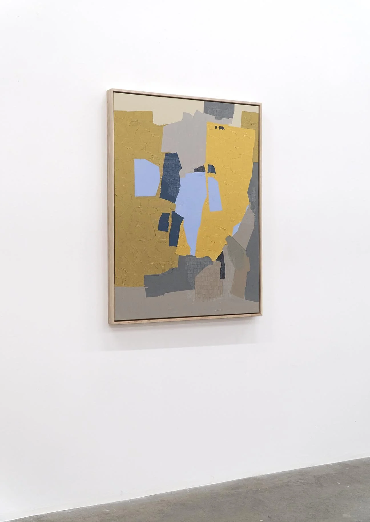  “Slip Planes I”, acrylic on canvas, 41.25 × 31.25 inches (framed).   ENQUIRE  