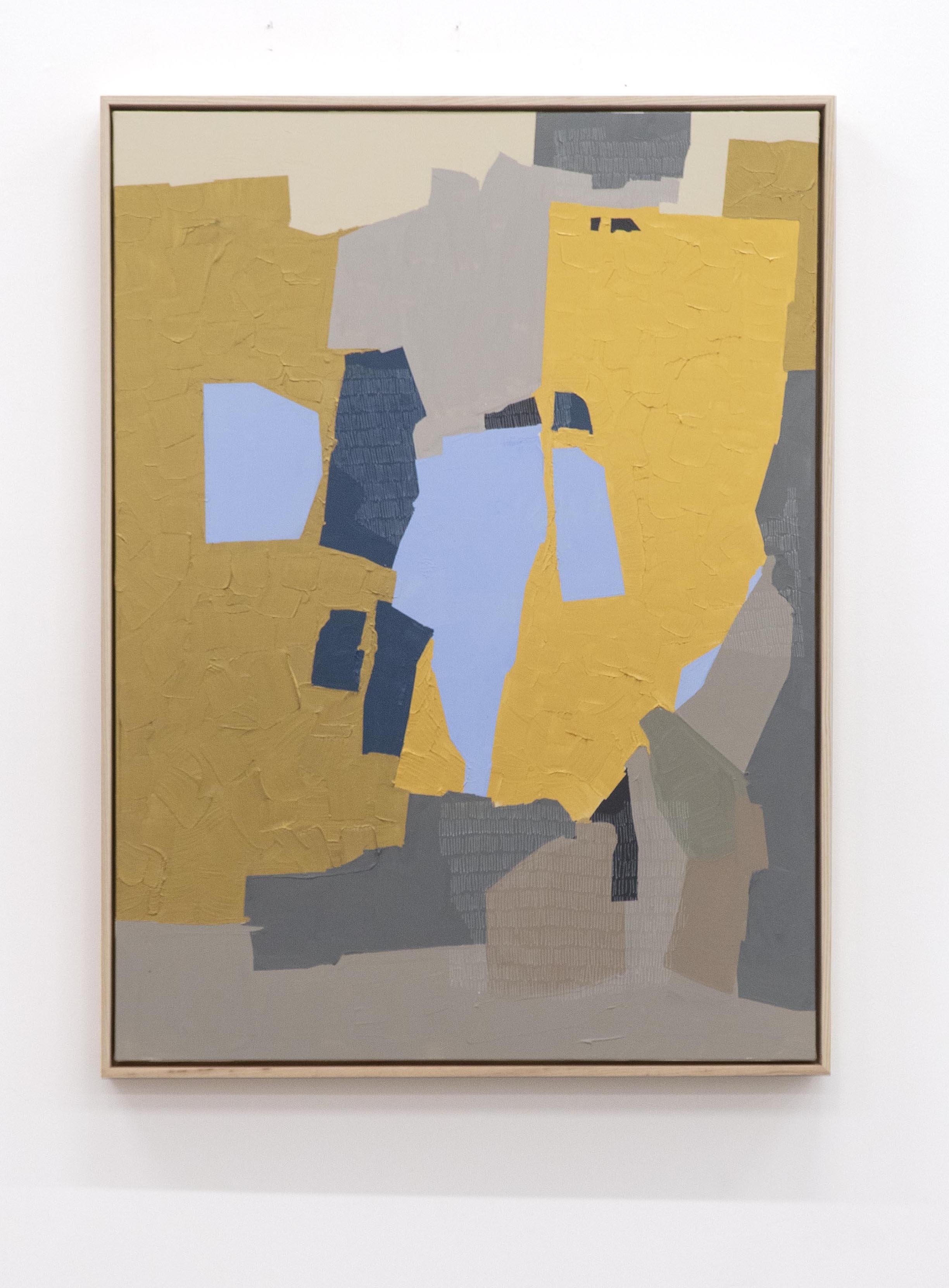  “Slip Planes I”, acrylic on canvas, 41.25 × 31.25 inches (framed).   ENQUIRE  