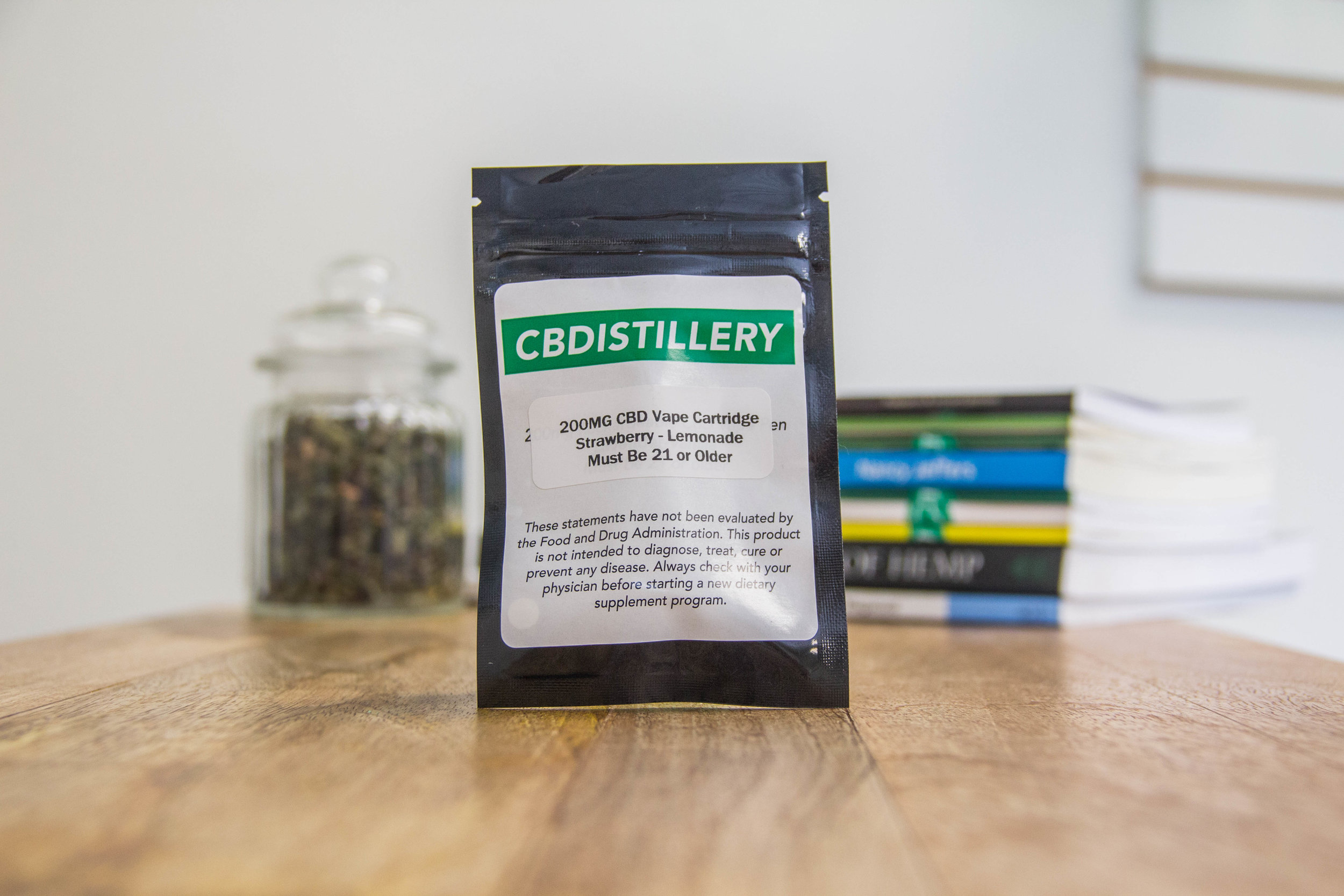 cbdistillery - 200mg CBD vape cartridge - strawberry lemonade 1.jpg