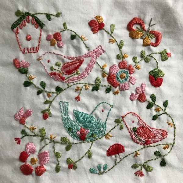Happy Birds Stitchbook with Charlotte, Jenn and Jone