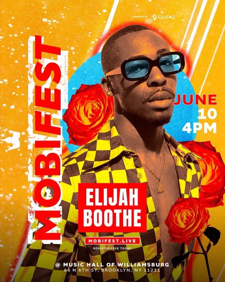 Make some room, @elijahboothe is performing this year! 🤩🙌🏾✨🧡
This multifaceted gem is bringing the feels to MOBIFEST! 👏🏾

Elijah Boothe is an actor and recording artist originally from New Jersey. He is based in Los Angeles &amp; had his breako