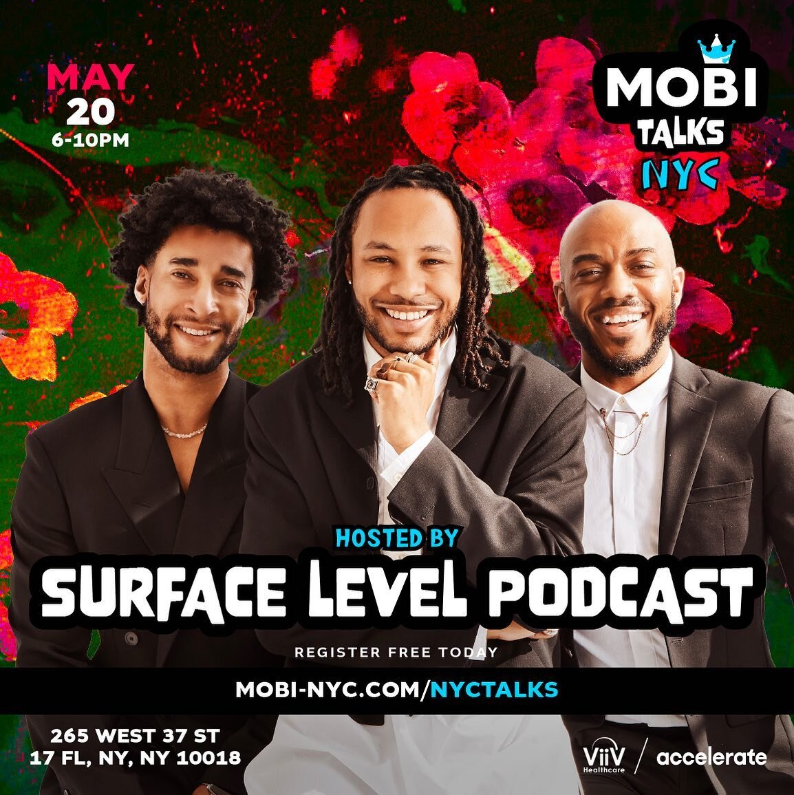 ‼️MOBITALKS NYC on MAY 20TH‼️

@surfacelevelpodcast returns to host another #MOBItalks conversation in NEW YORK CITY with a few special surprises. ‼️‼️‼️

Register FREE today at mobi-nyc.com/nyctalks for your seat at the table, you will not want to m