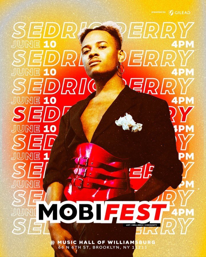 WELCOMING the artist, the doll,  @sedricperry to the MOBIfest 2023 LINEUP. 

Register FREE today mobifest.live !

Sedric Perry is a multidisciplinary creative originally from Philadelphia. He is a performing artist, song writer, community organizer, 