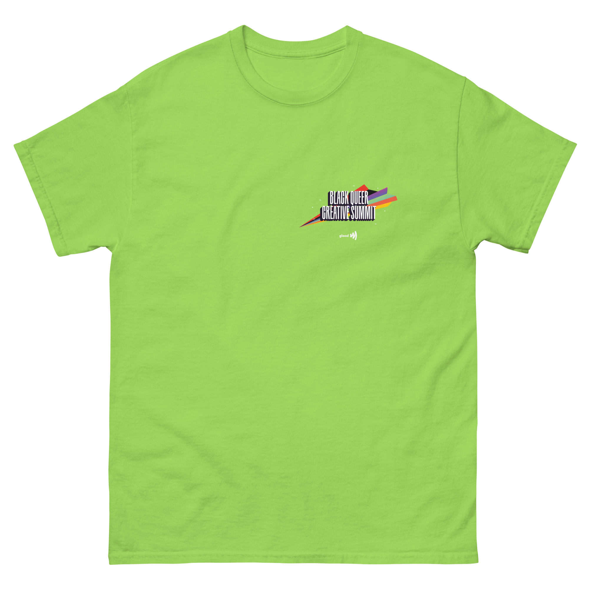 unisex-classic-tee-lime-front-68a62b1e19236.png
