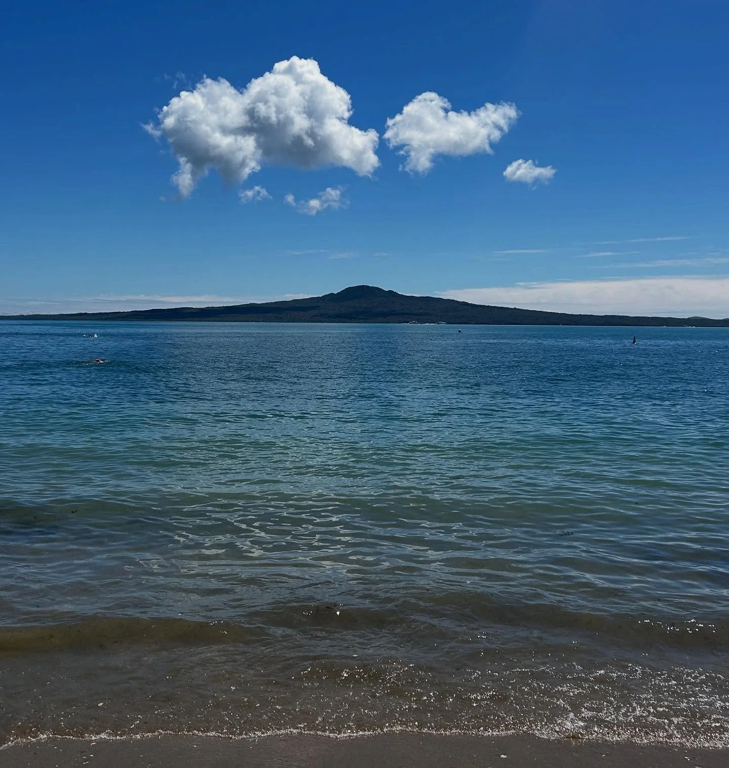 Beautiful ocean swims. 🌊
Shared cups of cacao. ☕️ 
Spontaneous friend meet ups. ❤️
All giving immense joy in between the hustle and bustle of our day to day. 
Love this little neck of our woods where we can gaze out at Rangitoto and swim safely in t