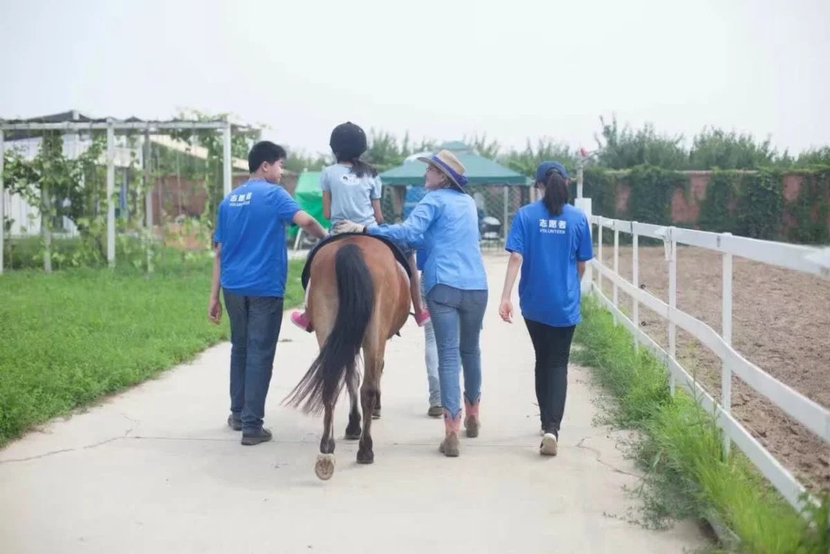 Learning to ride on Li the fabulous Swedish Pony.