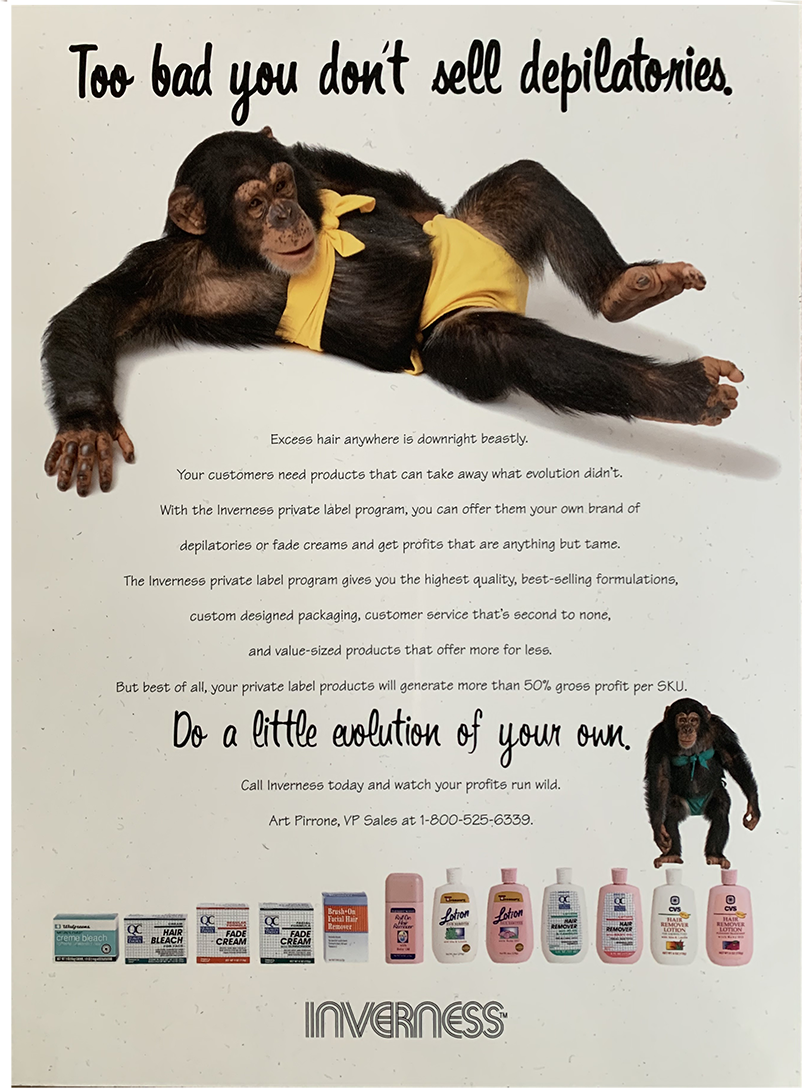 Chimpanse dipilatory ad.6x8png