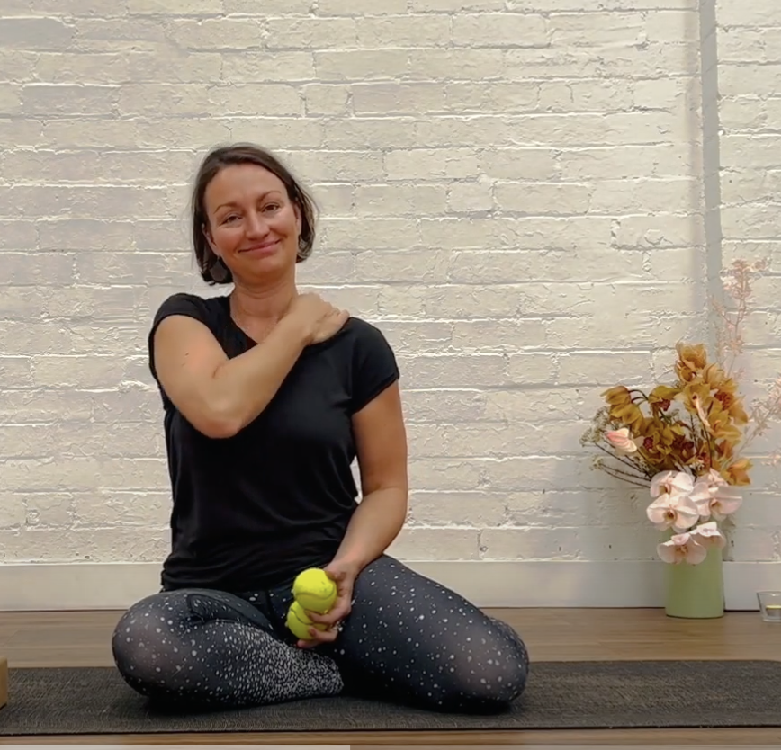 Myofascial release + Yin Yoga for Neck &amp; shoulders