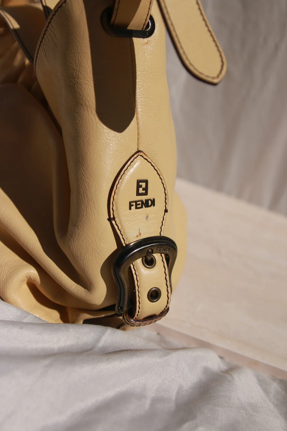FENDI LEATHER 'DOCTOR B' BAG — IONA MACLEAN
