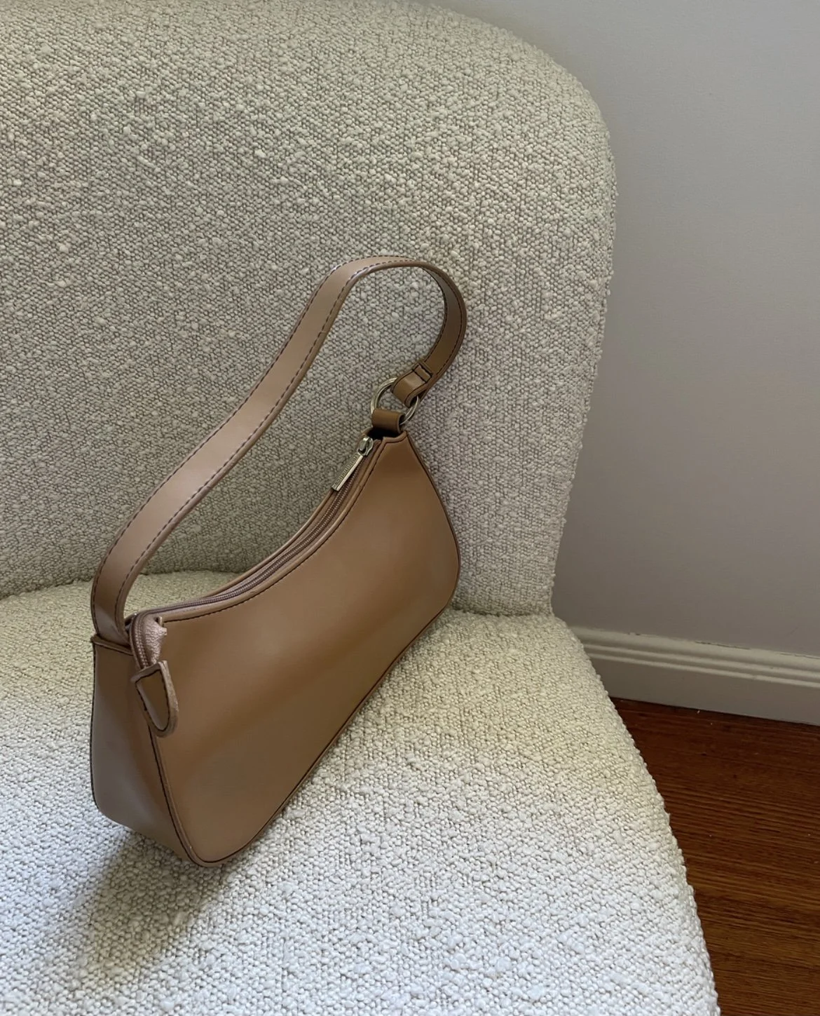 90s TAN SHOULDER BAG — IONA MACLEAN
