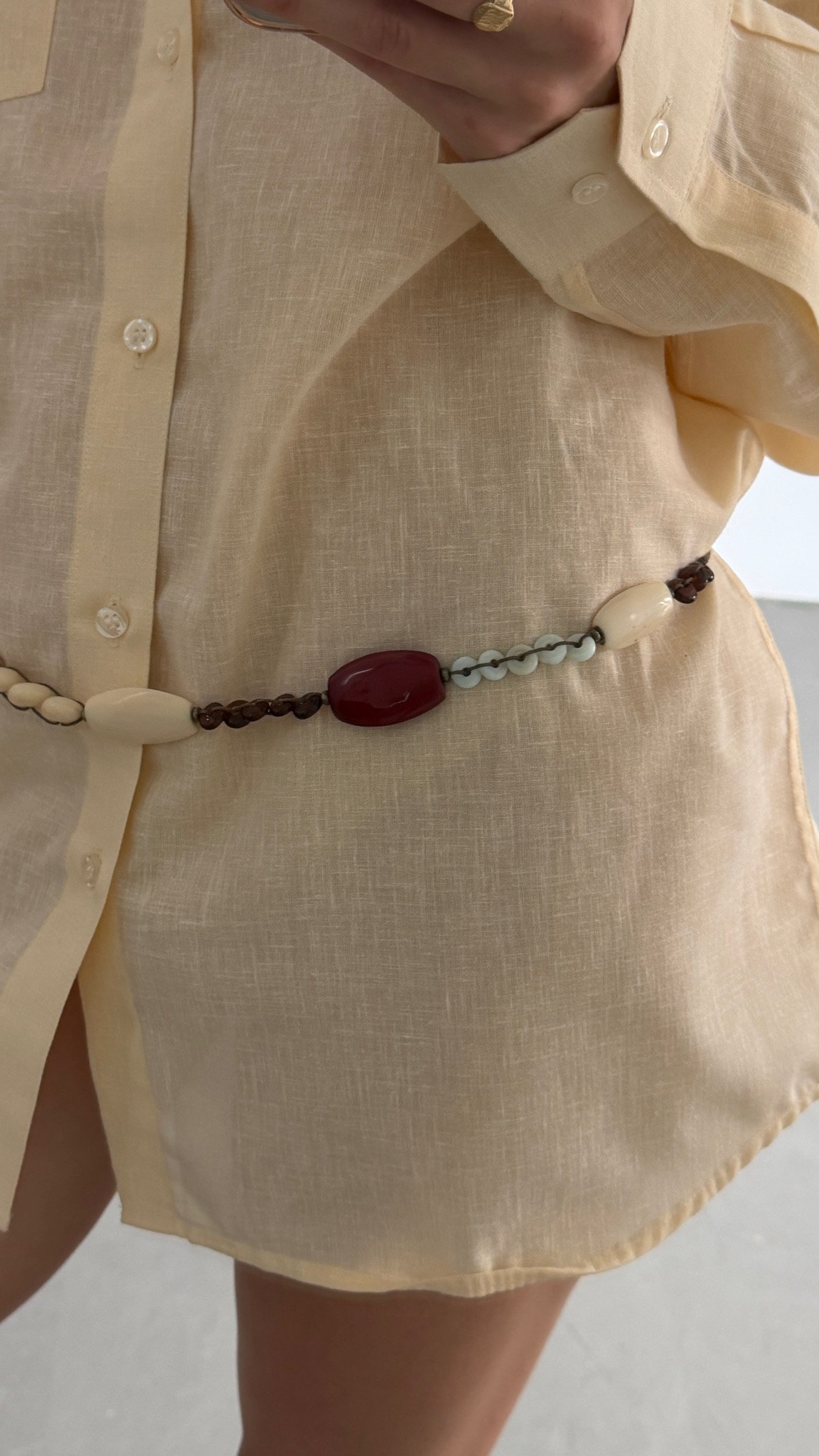 beaded belt / necklace