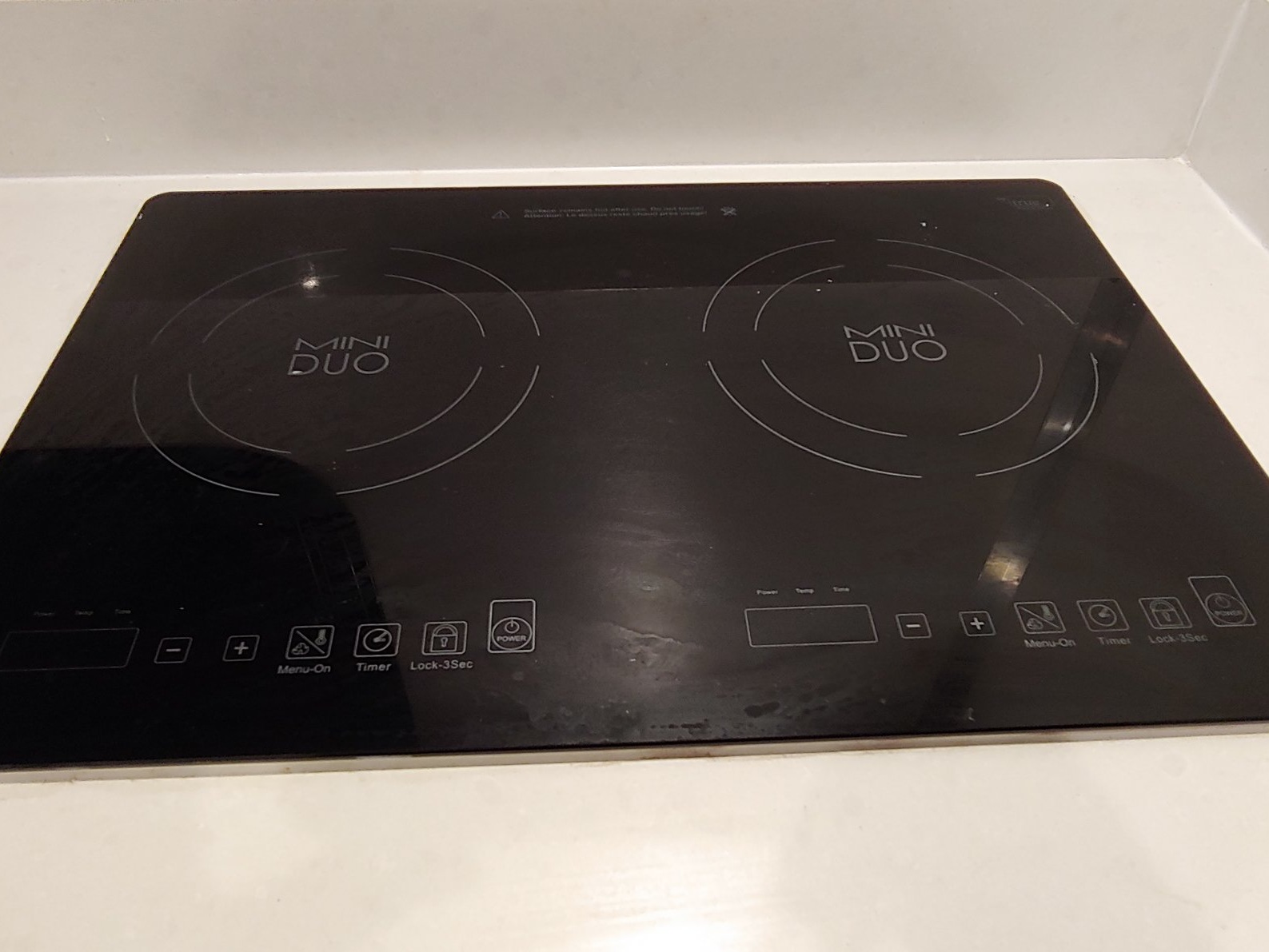 Two burner induction stove