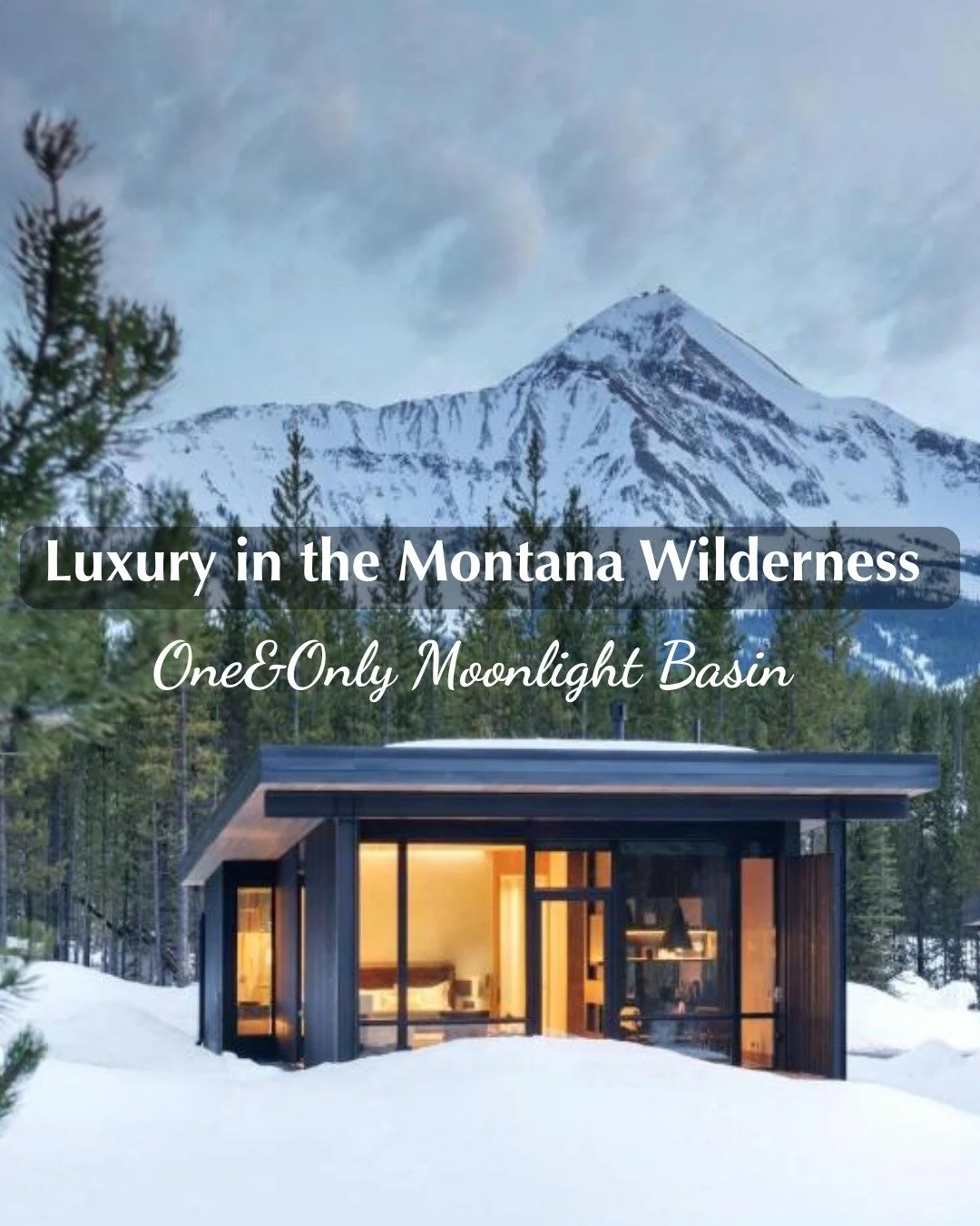 When I was 23, I spent a winter season waitressing at a dude ranch in Big Sky, Montana. 

Every morning I woke to snow-capped peaks, quiet forests, and the big Montana sky. It was wild and beautiful and stayed with me long after I left.

That&rsquo;s