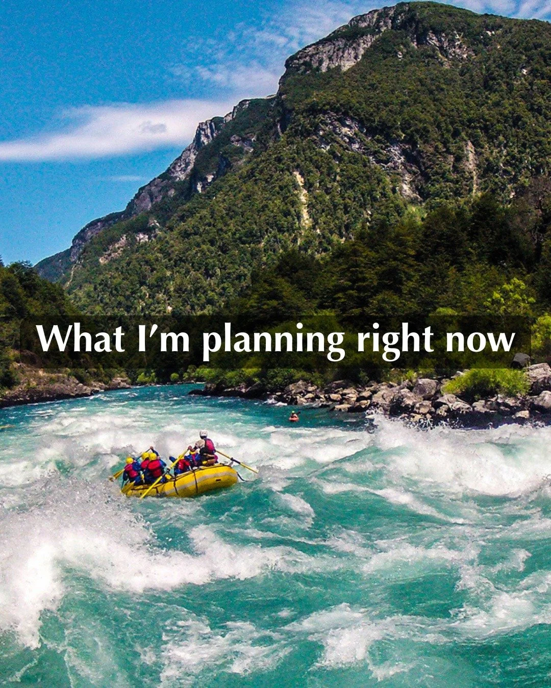 Right now I&rsquo;m deep in the details on a few very different trips.

A family RV adventure through Banff National Park, continuing north into the Canadian Arctic to see beluga whales in the wild. 

A mother taking her son on his first trip to Euro