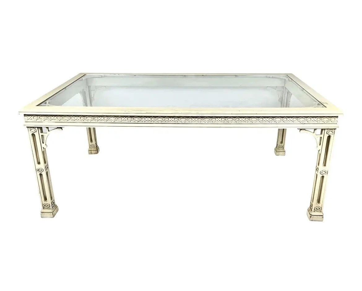 Vintage Fretwork Dining Table