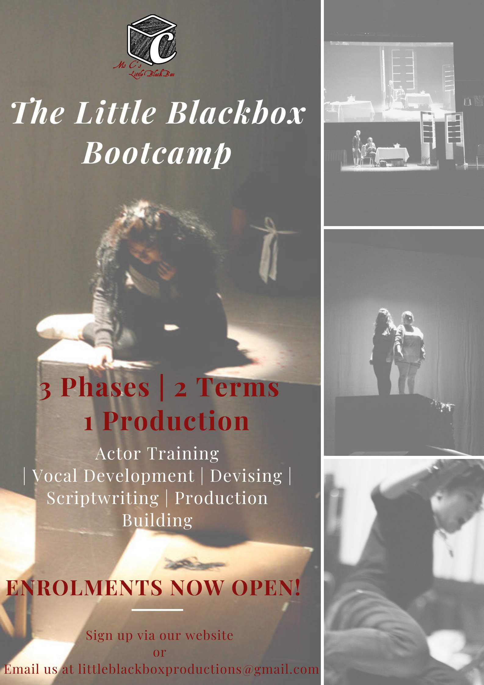 The Little Blackbox Bootcamp — Ms C's Little Blackbox Productions