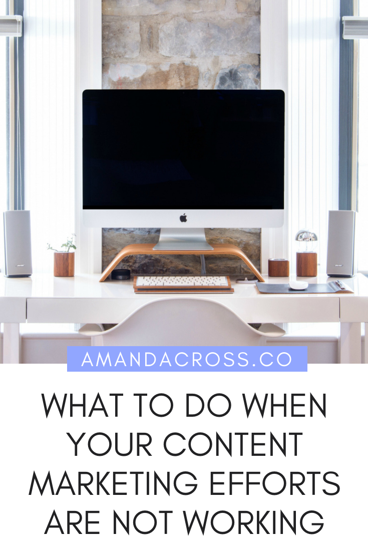 What To Do When Your Content Marketing Efforts Are Not Working | Are your content marketing efforts falling short? Many people expect content marketing to work overnight, but that's not the case. Check out these five tips to help you when your content marketing efforts aren't working. #ContenMarketing #Marketing #ContentCreation #Content #Blogging #BloggingAdvice