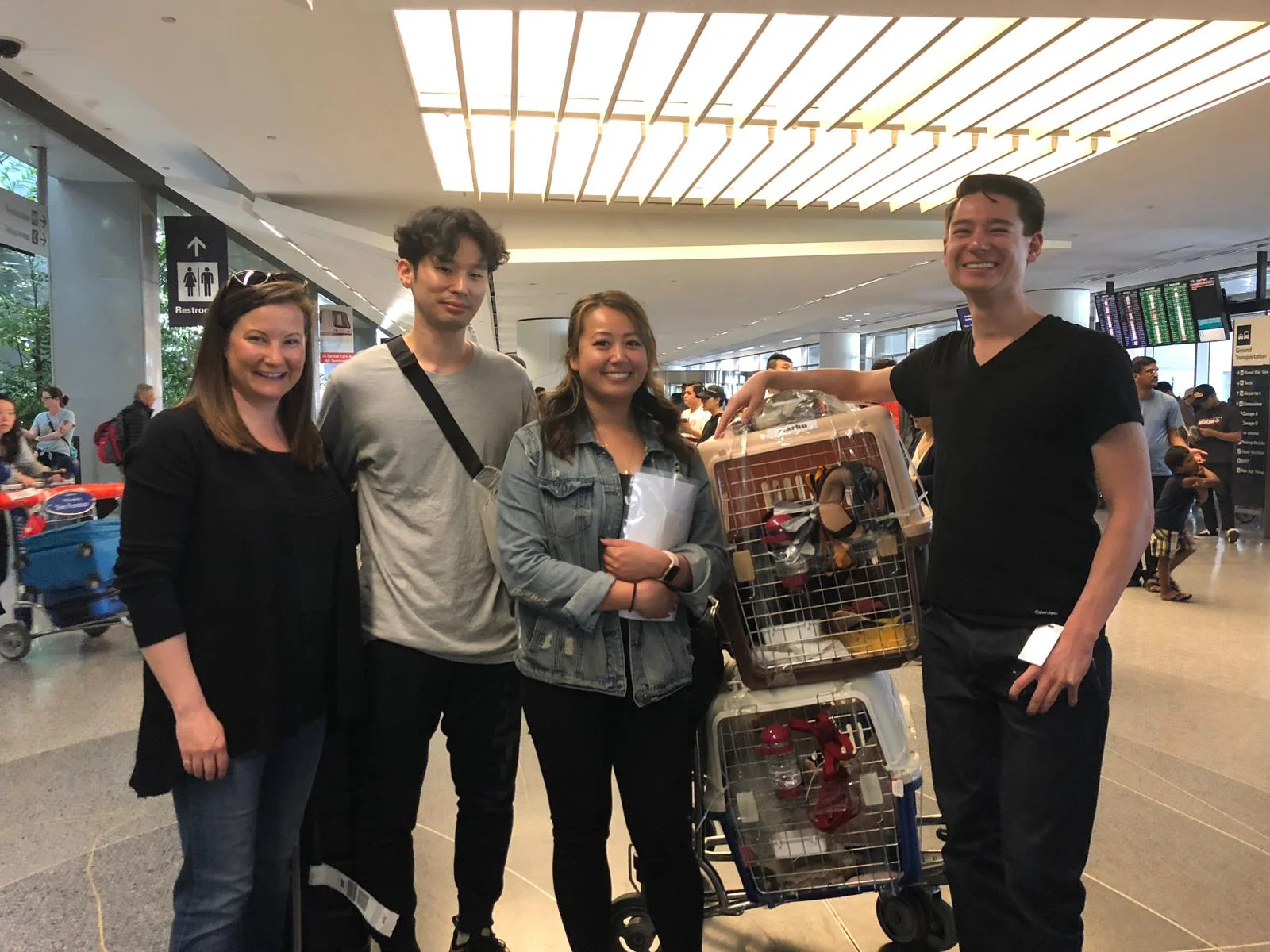 Luna aka Luna and Karhu arrived today in San Francisco.