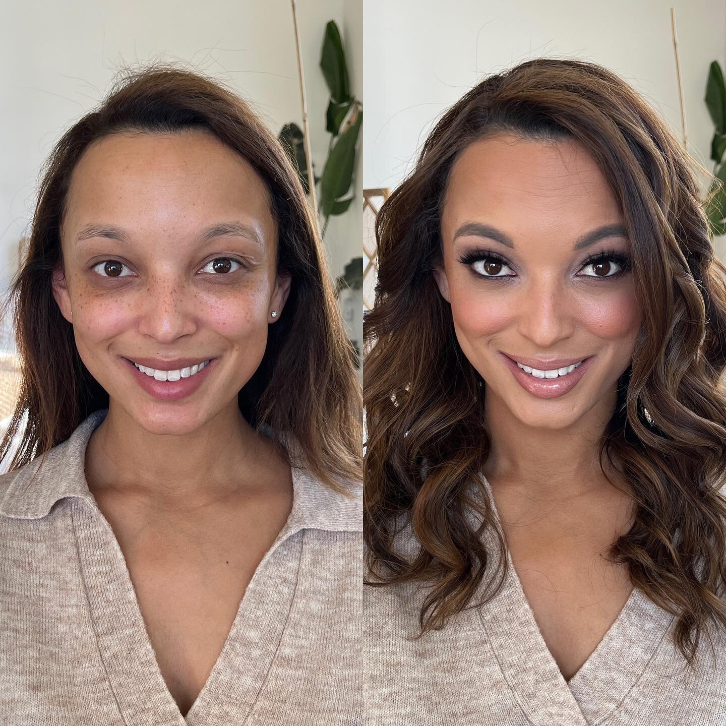 Today was so much fun!

Here&rsquo;s a #beforeandafter of my stunning client. No one &ldquo;needs&rdquo; makeup but is it ever fun to play!

After applying one set of lashes, this #blushedbabe said &ldquo;more&rdquo; so we doubled up. Nothing like a 
