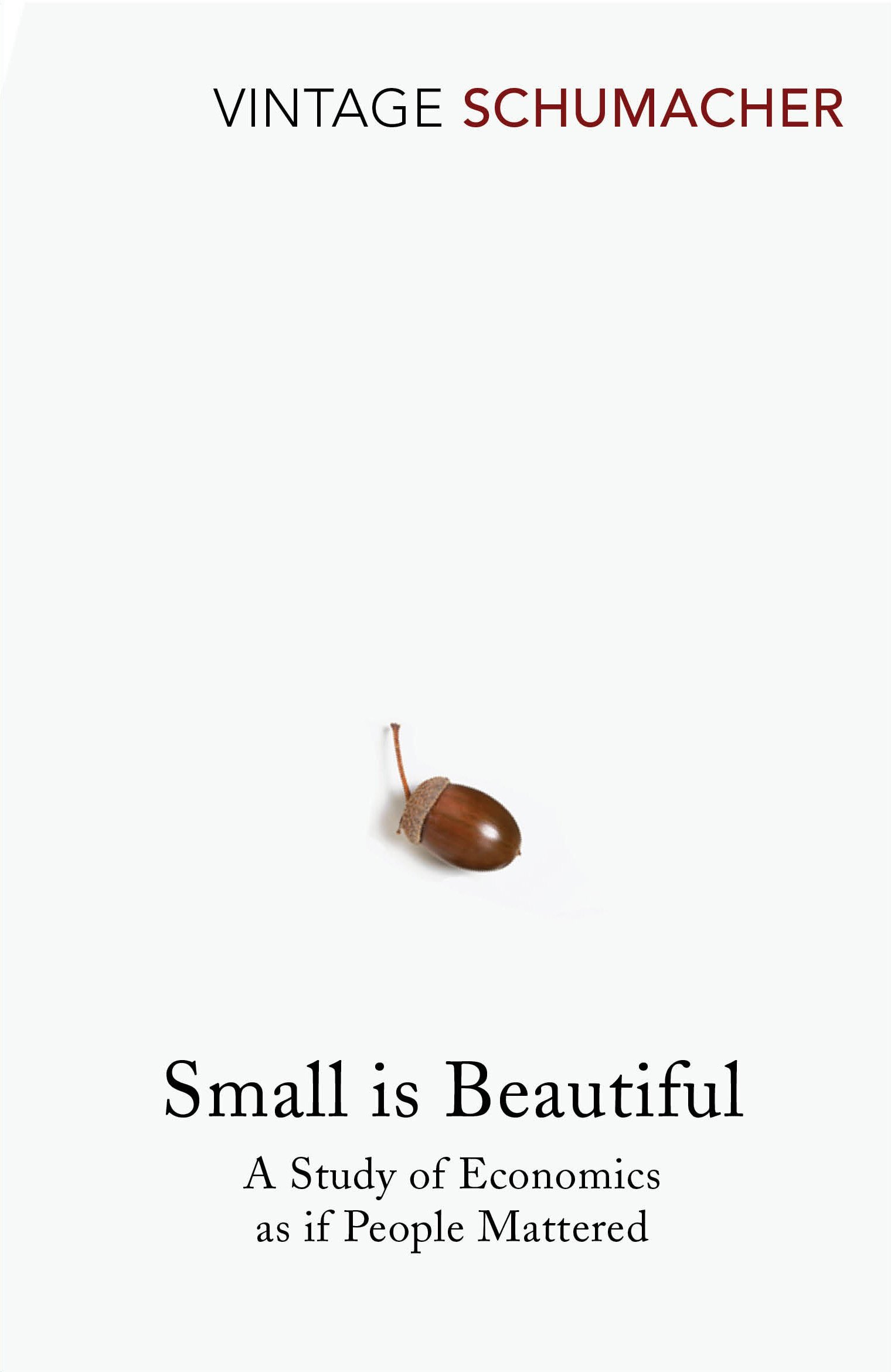 Small Is Beautiful: A Study of Economics as if People Mattered, $24.47