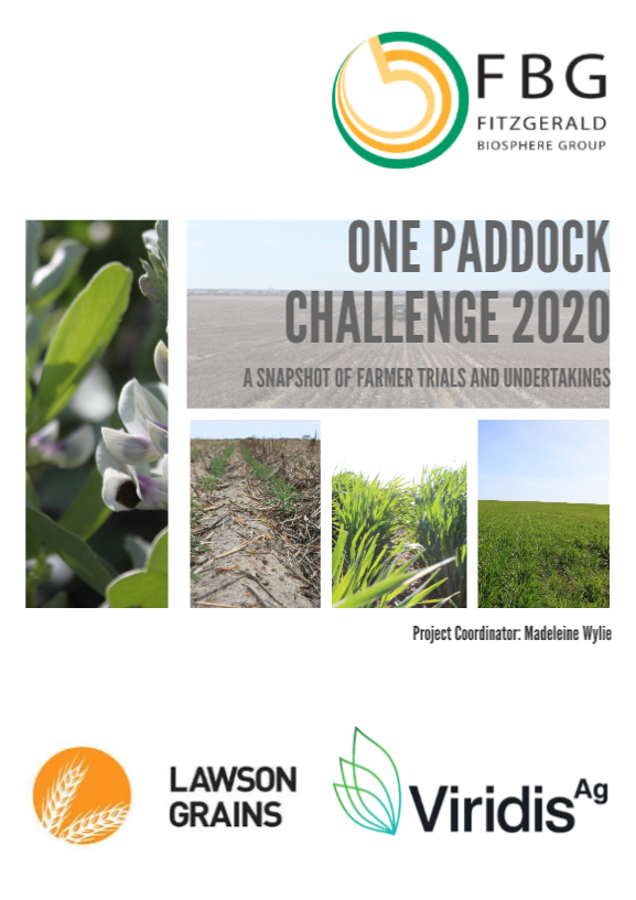 One Paddock Challenge 2020 - Final Report