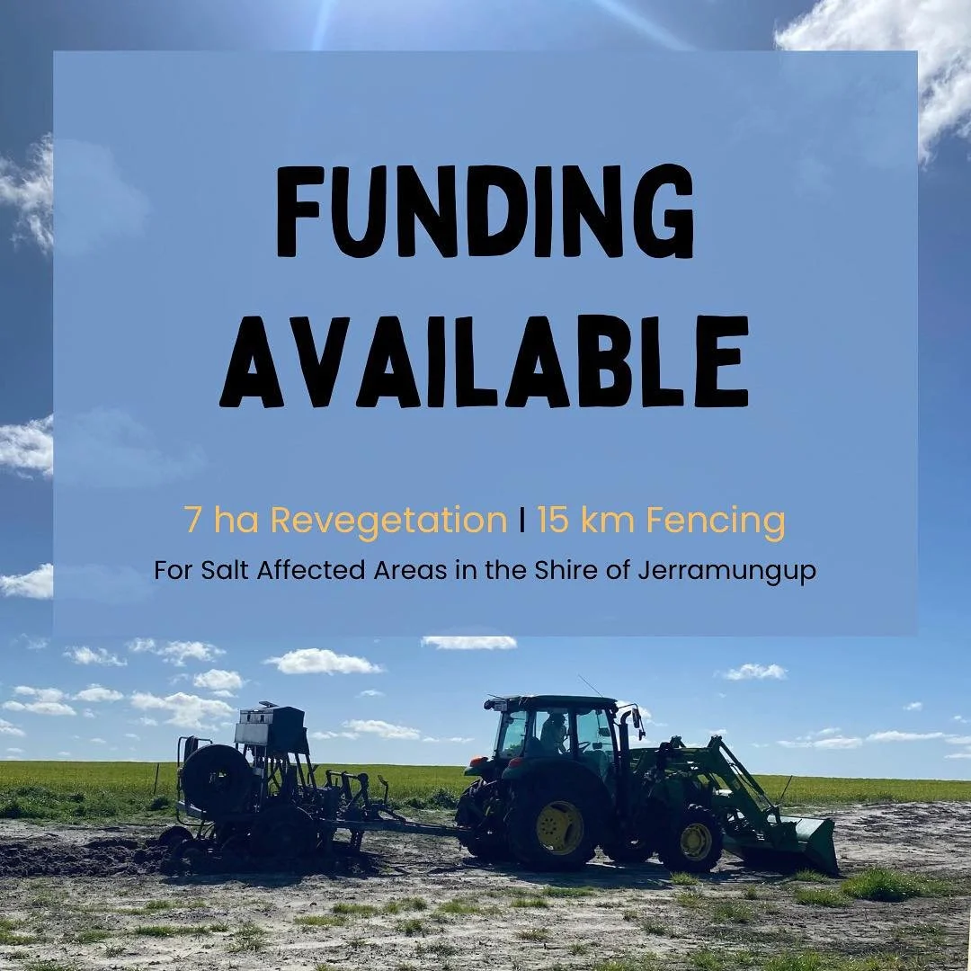 If you have been thinking about fencing off or revegetating a salt-affected area at your place - now is the time 🌱

Chat to us about how part of this funding could work on your property - nrmprojects@fbg.org.au

The project is supported by funding f
