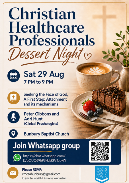 Christian Healthcare Professionals Dessert Night