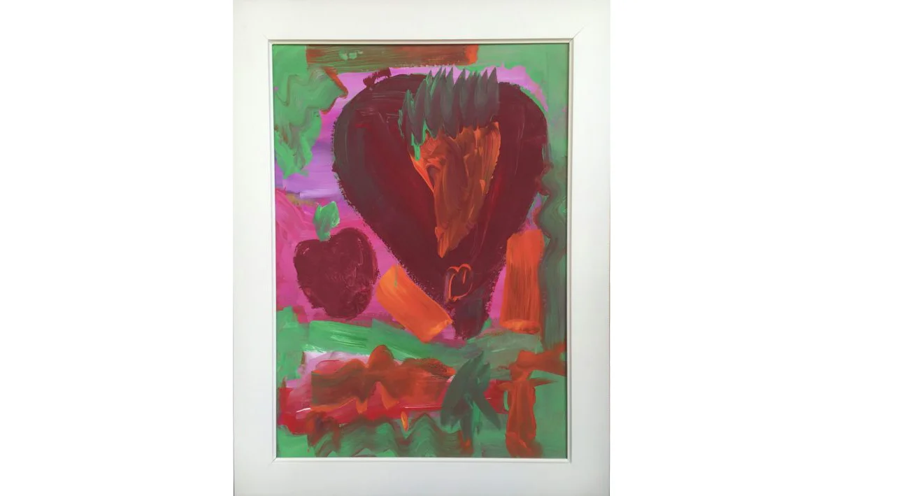 A painting created at Bossekop School, Norway