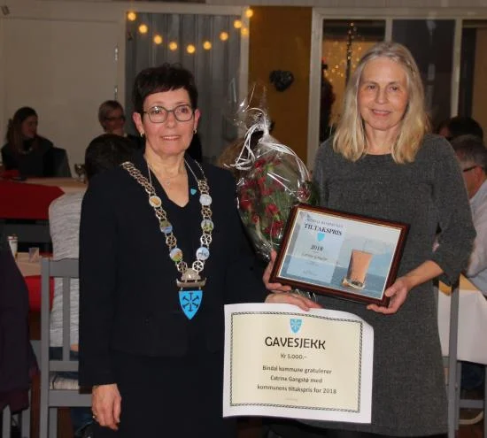 Honours Award 2018 to founder Catrine Gangstø and Peacepainting