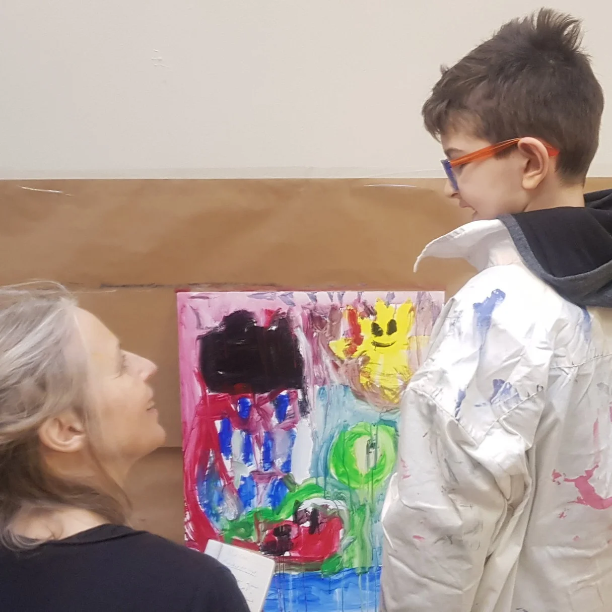Workshop with Bolteløkka School at Galleri Kladden, Oslo