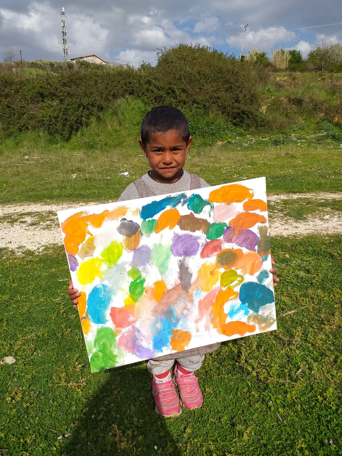 Peacepainting Workshop With Roma Children in Albania