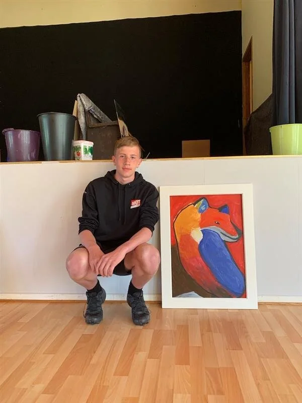 Peacepainting Workshop at Sømna, Norway