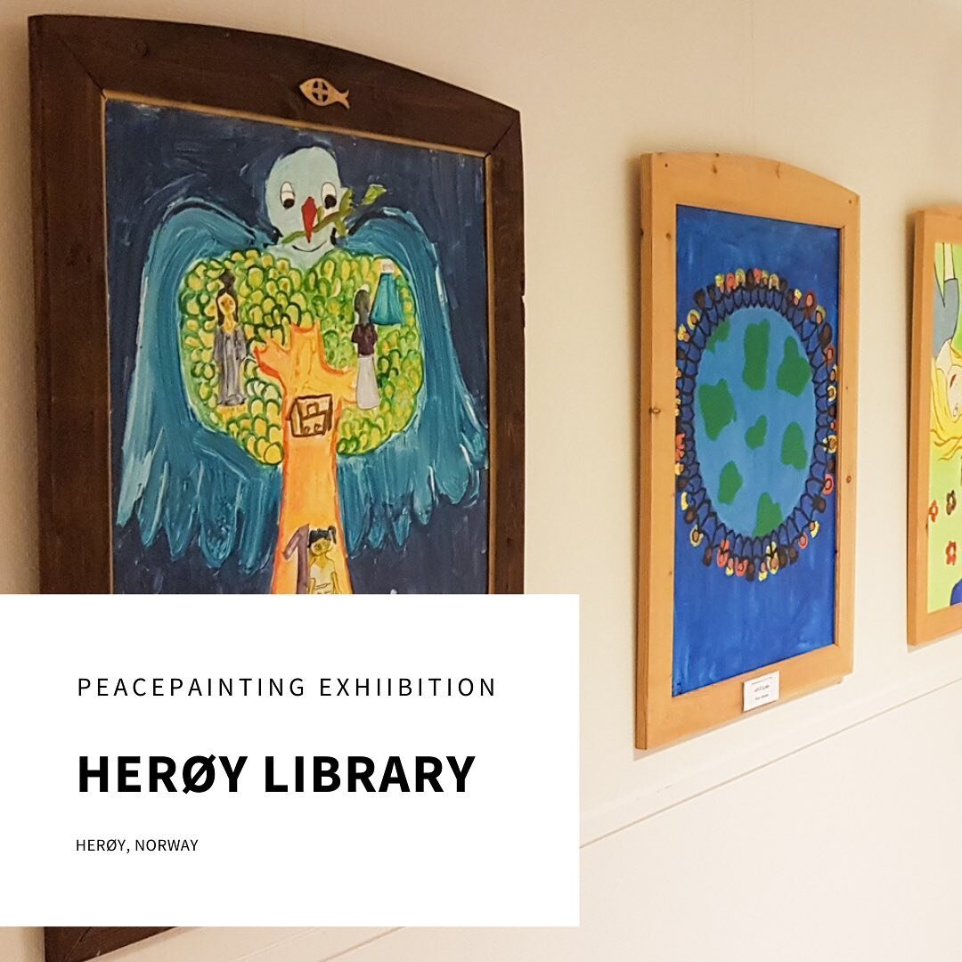 Peacepainting Exhibition at Her&oslash;y Bibliotek.
.
.
.
.
.
#peacepainting #workshop #exhibiton #art #equality #peacepaintingart #peacepaintingworkshop #peacepaintingexhibition #title #poetry #artexhibition #artoftheday #paintingoftheday #artistsof