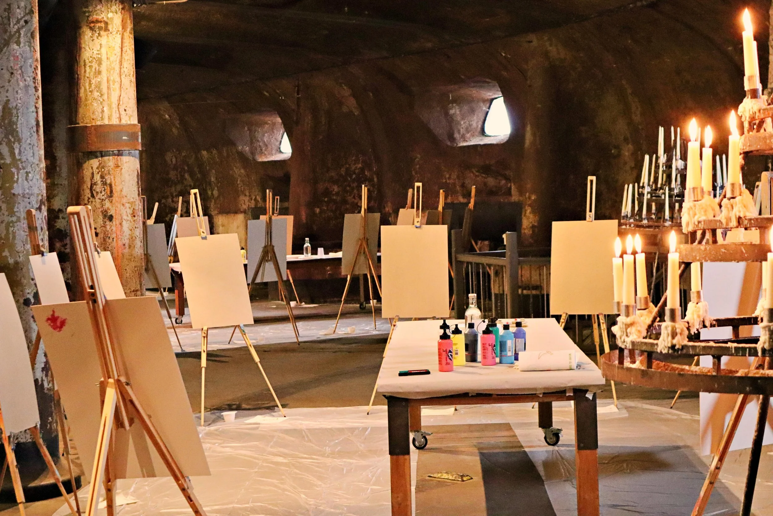 Peacepainting Workshop at Fortress Island, Amsterdam