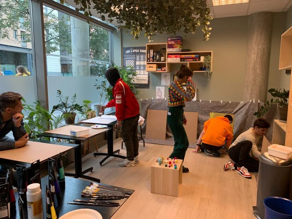 Peacepaitning Workshop at Fellesverket Drammen