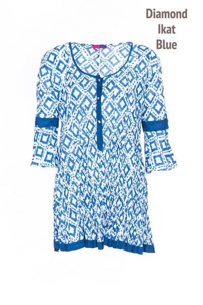 Diamond Ikat Blue