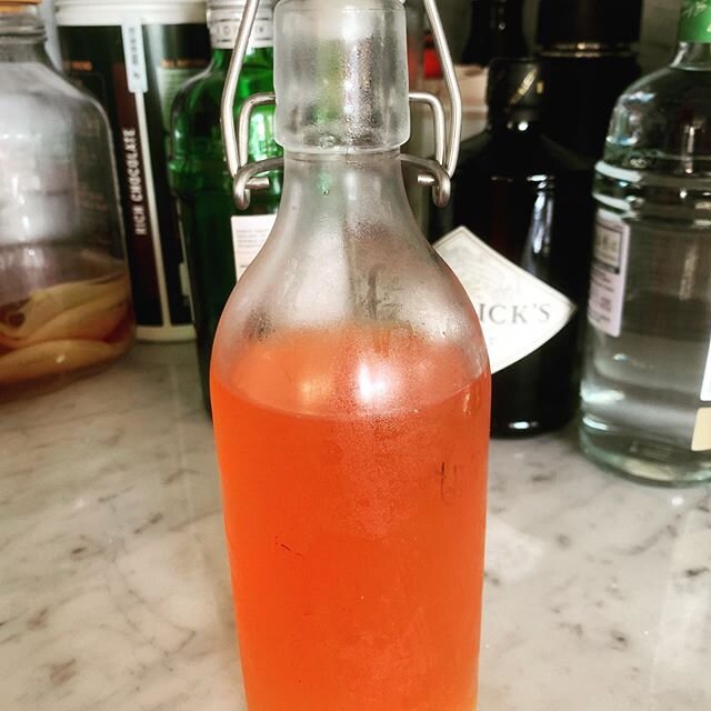 Kombucha anyone? I decided to take this lockdown time to experiment! This is my first batch of ginger and raspberry and it&rsquo;s totally delicious!!! #guthealth #guthealthmatters #guthealing #hpylori #kombucha #kombuchabrewing #scoby #scobyhotel