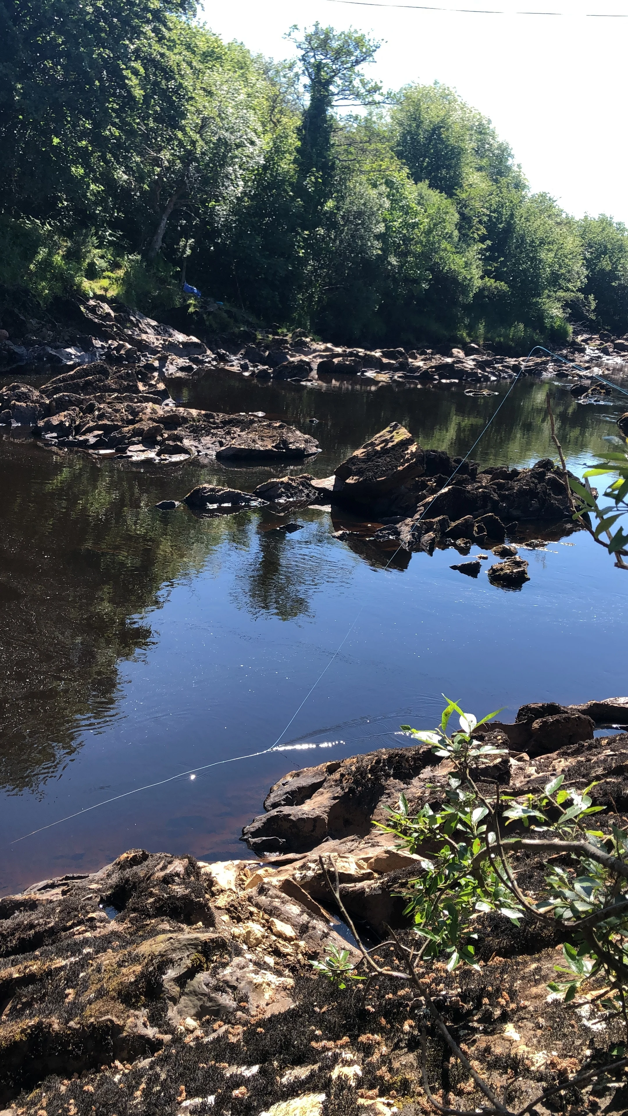 If only that big rock was covered, two foot of extra water and it would have been a different story!