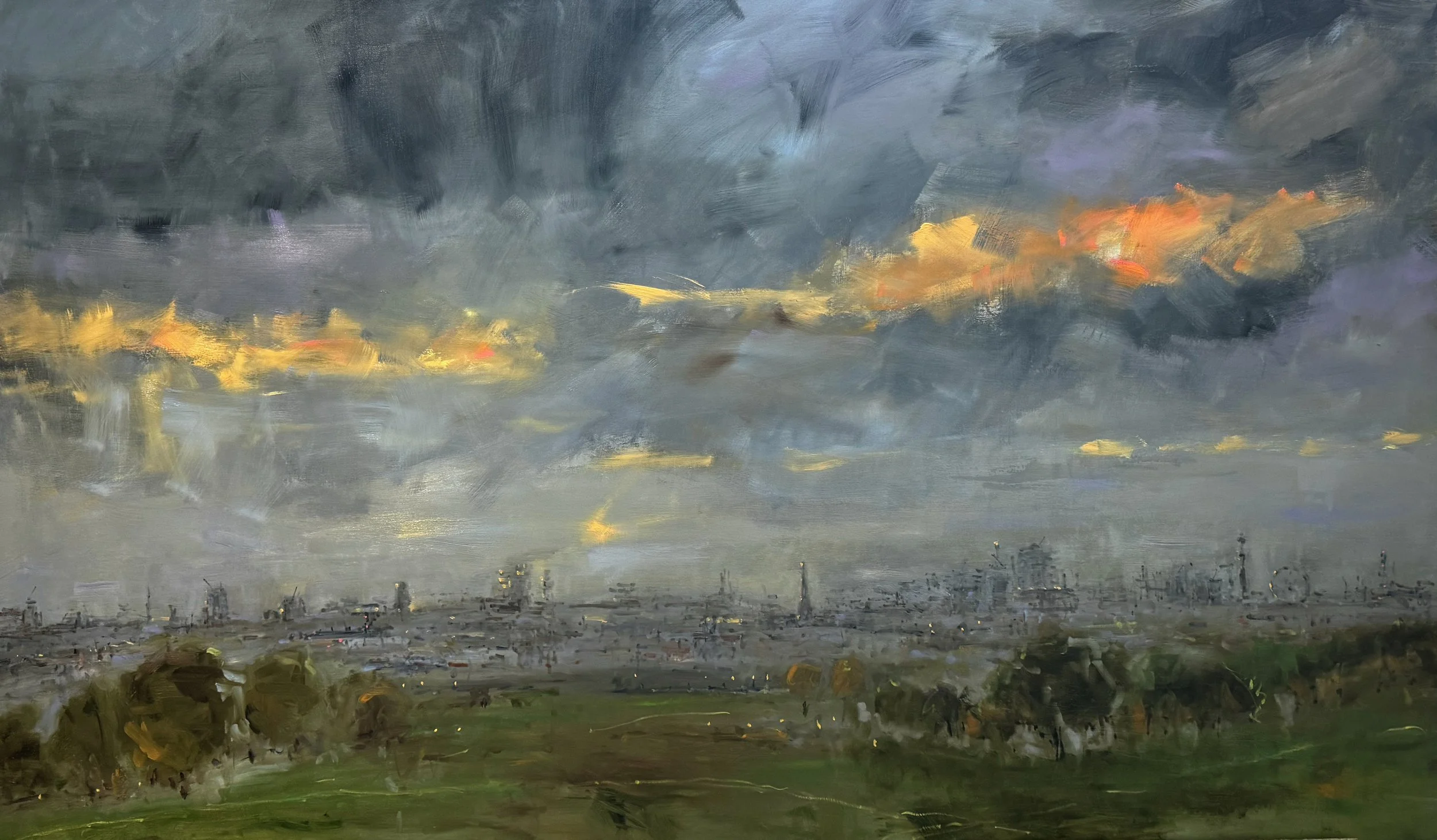 Dawn from Primrose Hill Oil 120x200cm.jpeg