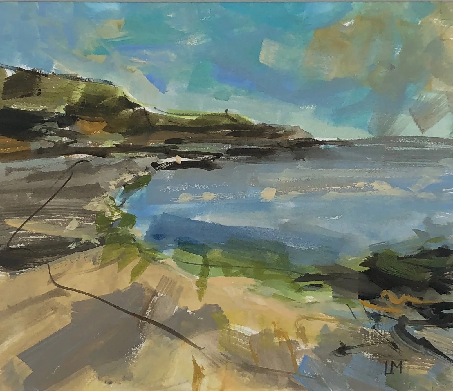 Talland Beach Near Polperro