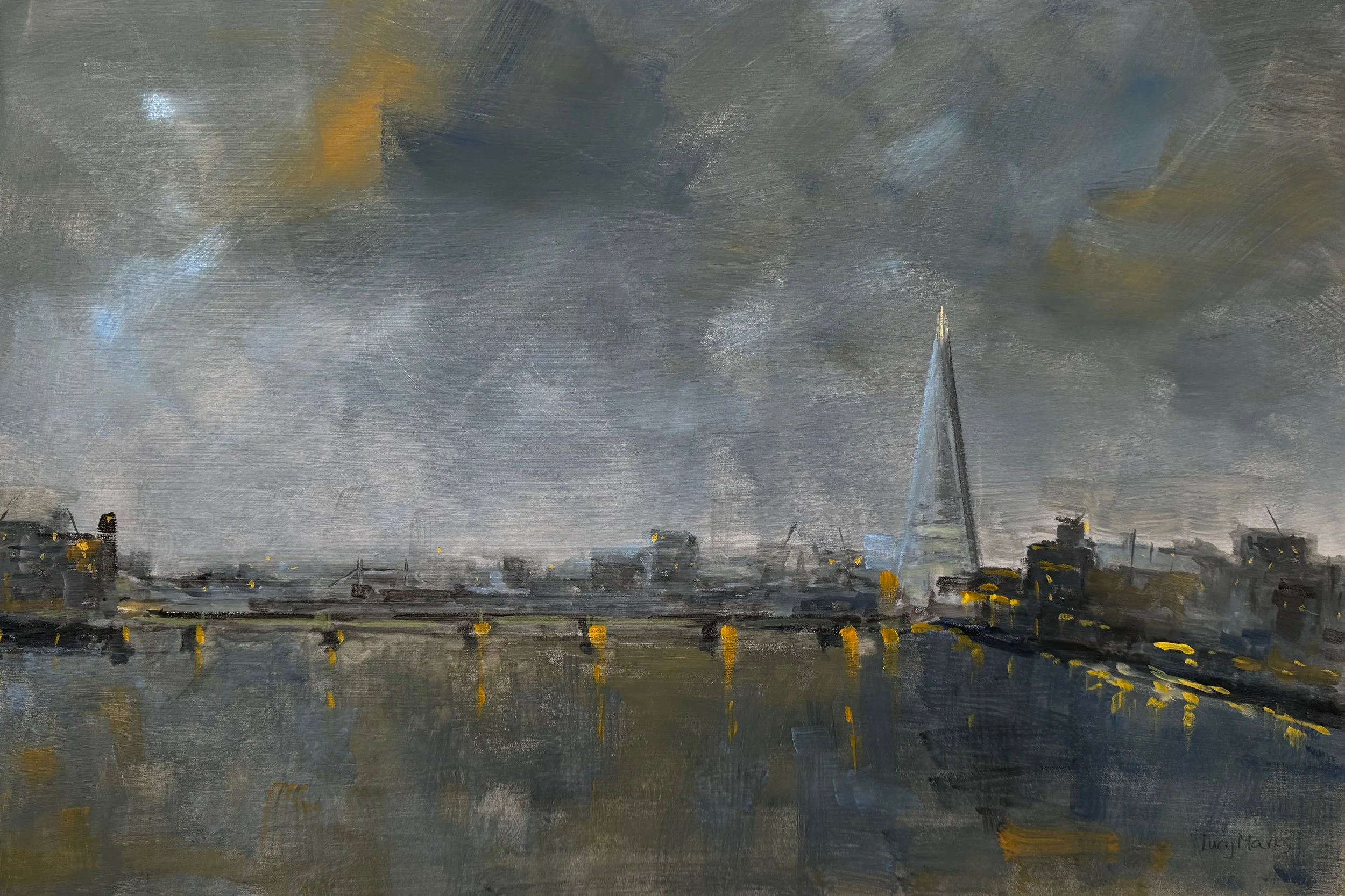 Evening Across the Thames