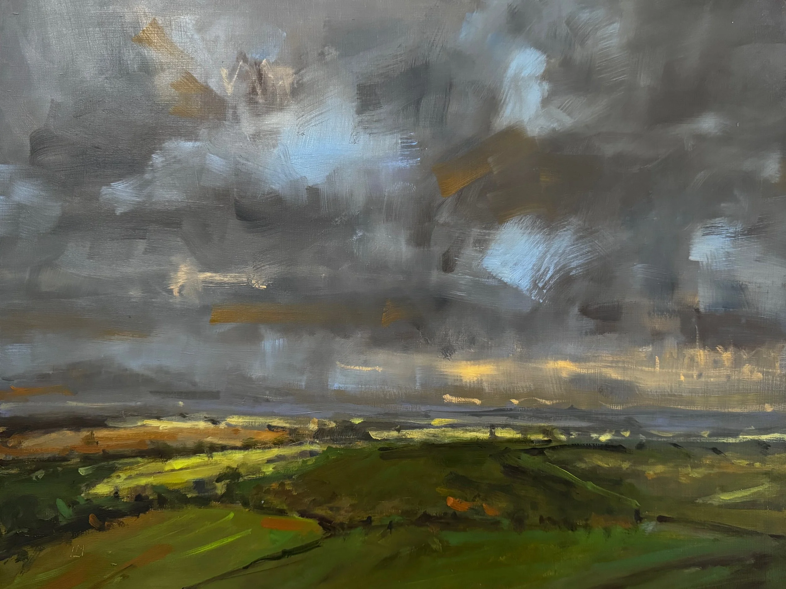 Evening Over the Downs